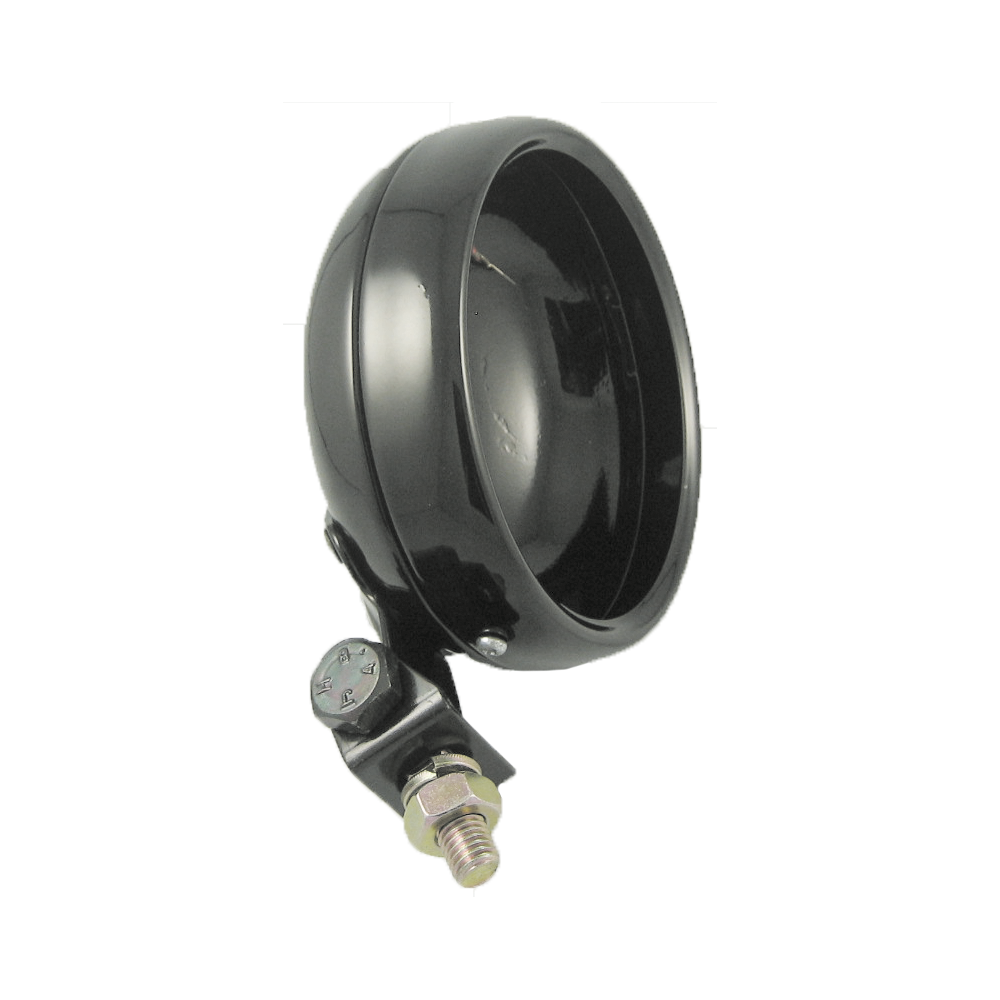 Par 36 5" Black Enamel Steel Lamp Housing