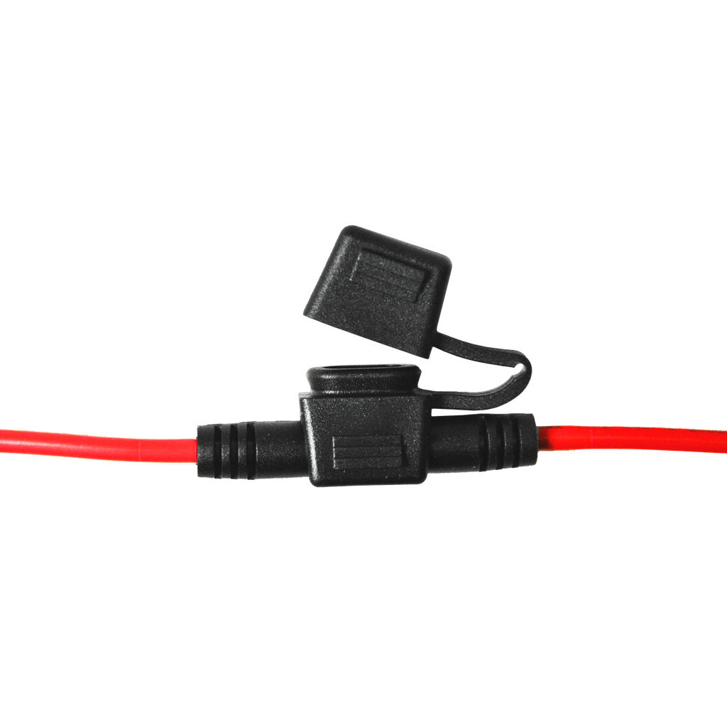 In-Line Fuse Holder w/ Cover for Micro Fuses 14 Ga - 1/pack