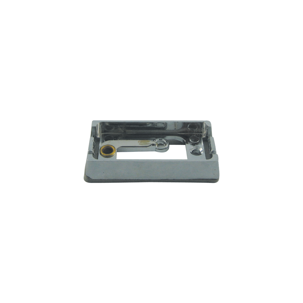 Chrome Base Mt w/ Hotwire & Built-in Ground for 1"x2" Lamps