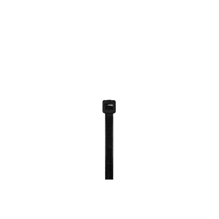 [CTB0418-100] 4" Black Cable Ties 18 lbs - 100/pack
