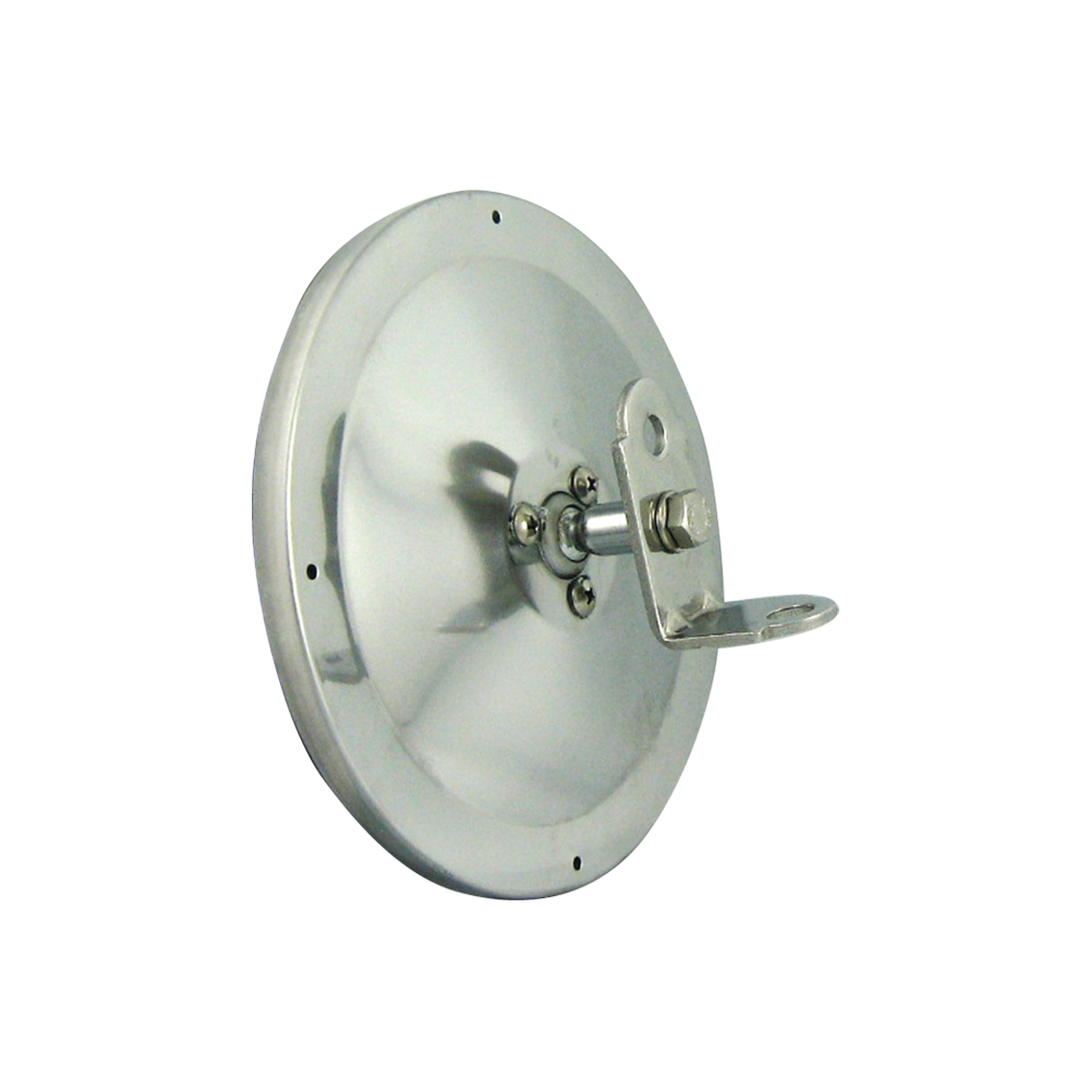 6" Rd SS Centre Mount Convex Mirror w/ L Bracket
