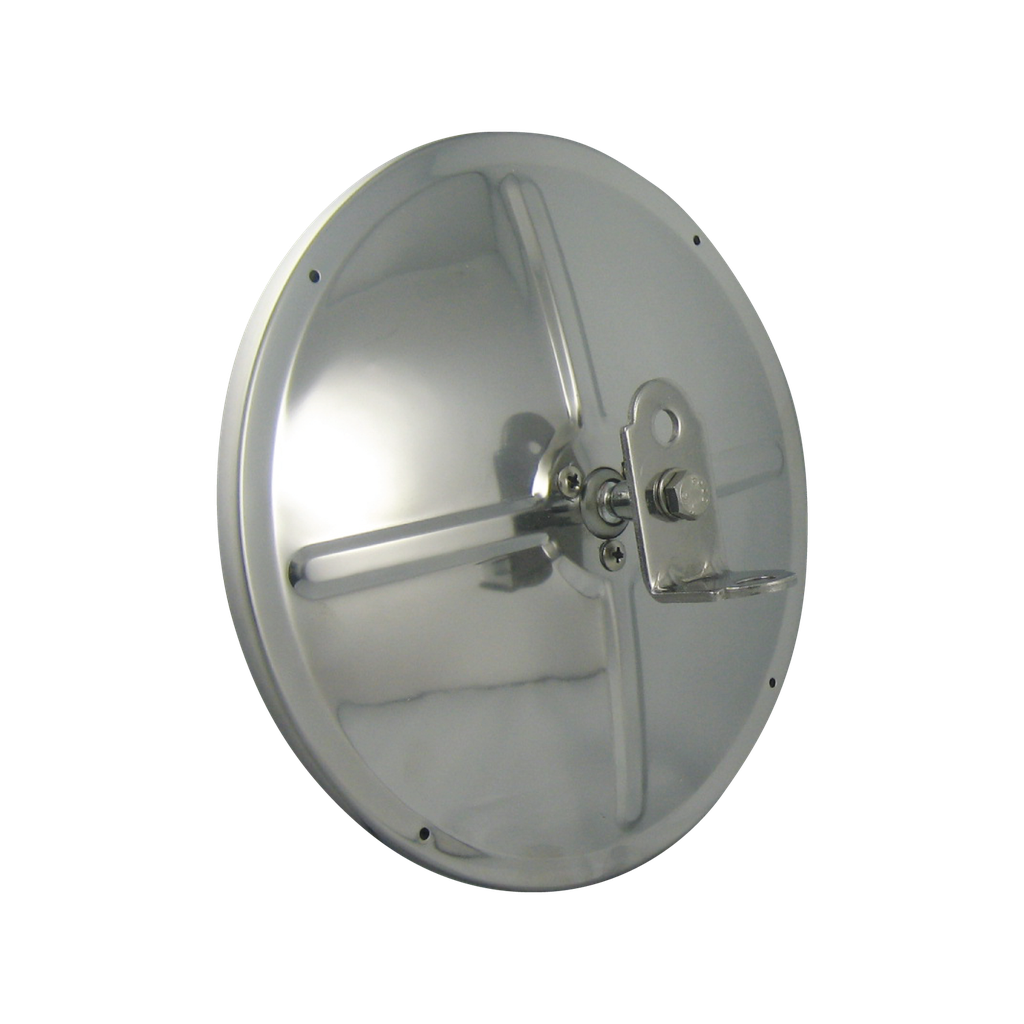 [CX850SS] 8.5" Rd SS Centre Mount Convex Mirror w/ L Bracket