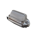 Rect. License/Utility/Dome Light w/ Chrome Plated Steel Bezel