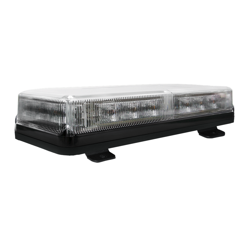 [E-2161AB] 16.5" Amber/Blue LED Warning Light Bar Bracket Mount