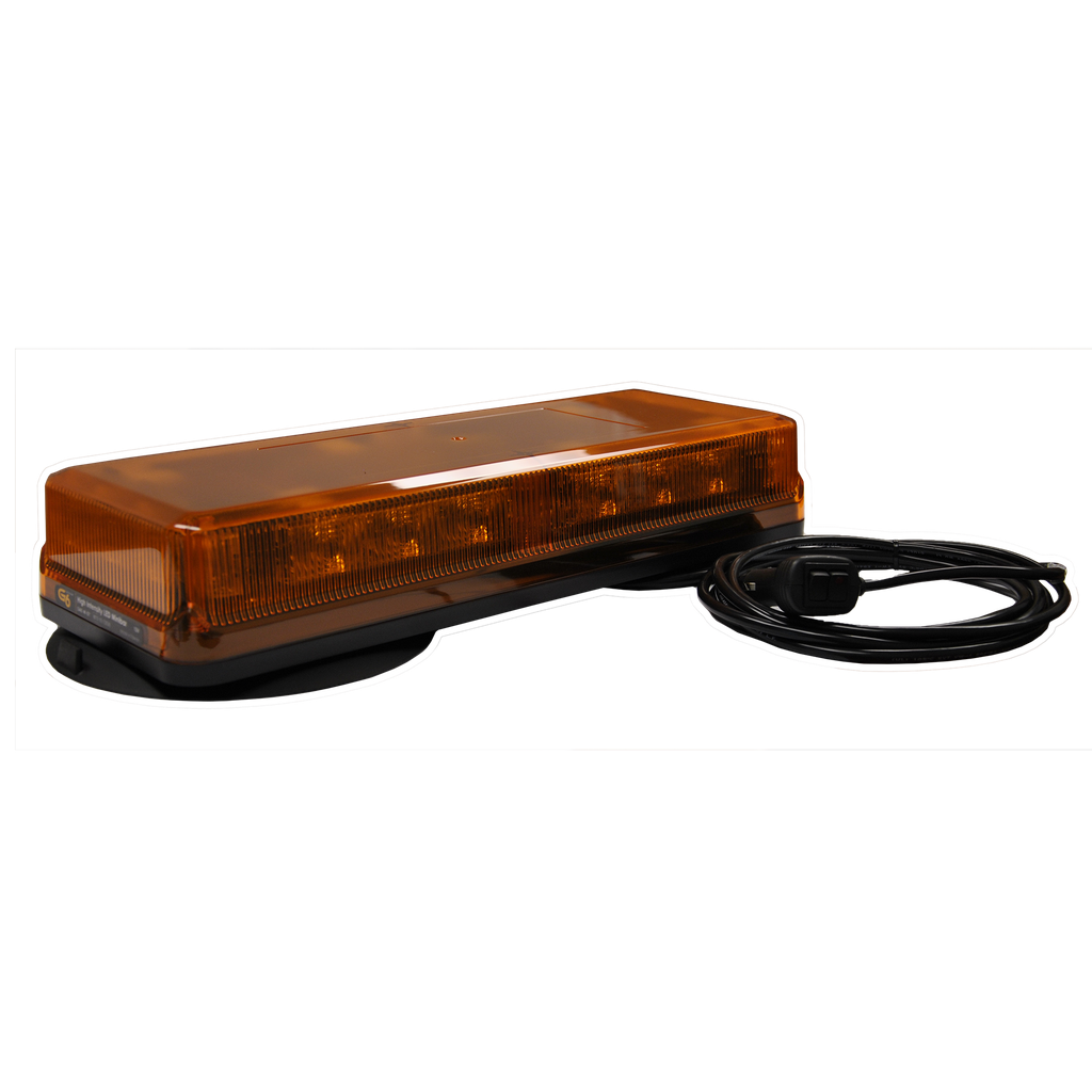 [E-2161AM] 16.5" Amber LED Warning Light Bar Magnetic Mount