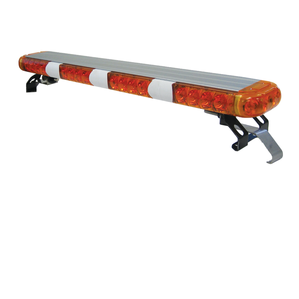 23" Amber LED Warning Light Bar w/ Mounting Brackets & Control Box