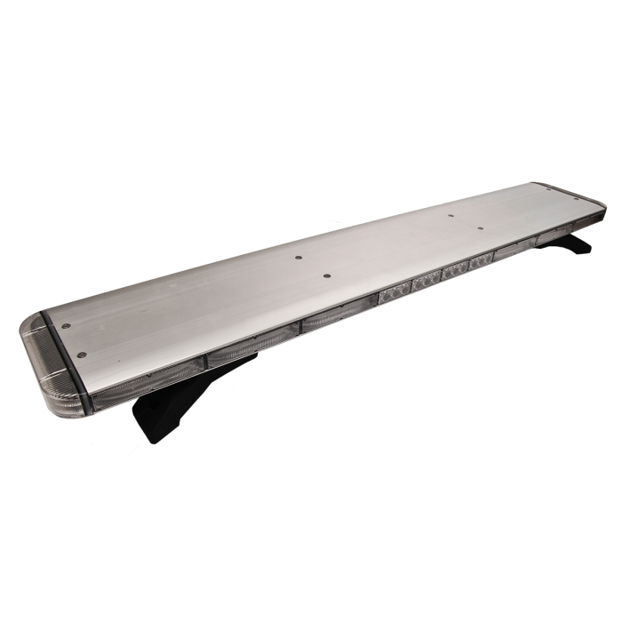 45" Clear Lens Amber LED Warning Light Bar w/ Alley & Take-Down Lights