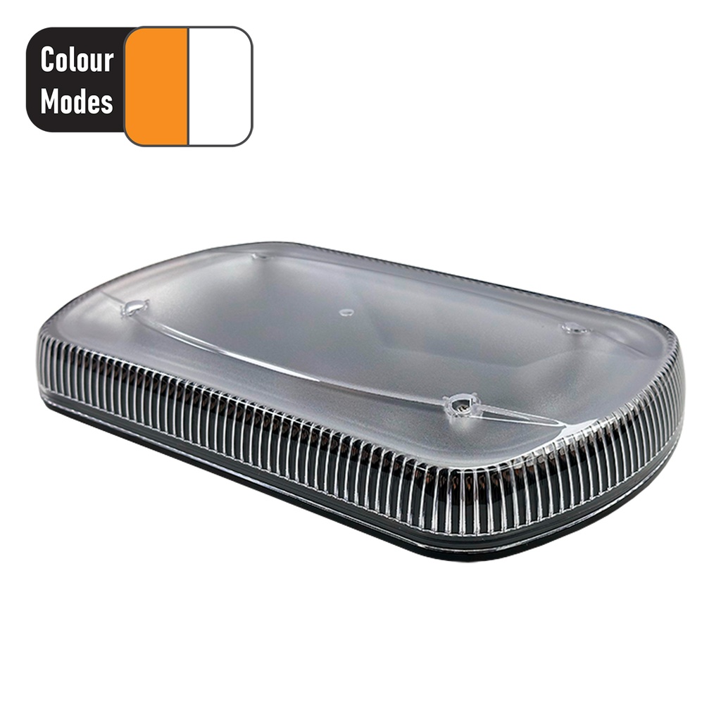 [E-7216AW] 16" LED Warning Light Bar Amber/White - Syncs W/ E-72 Series
