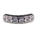 4" Flexible LED Warning Light 21-Pattern Amber/Amber