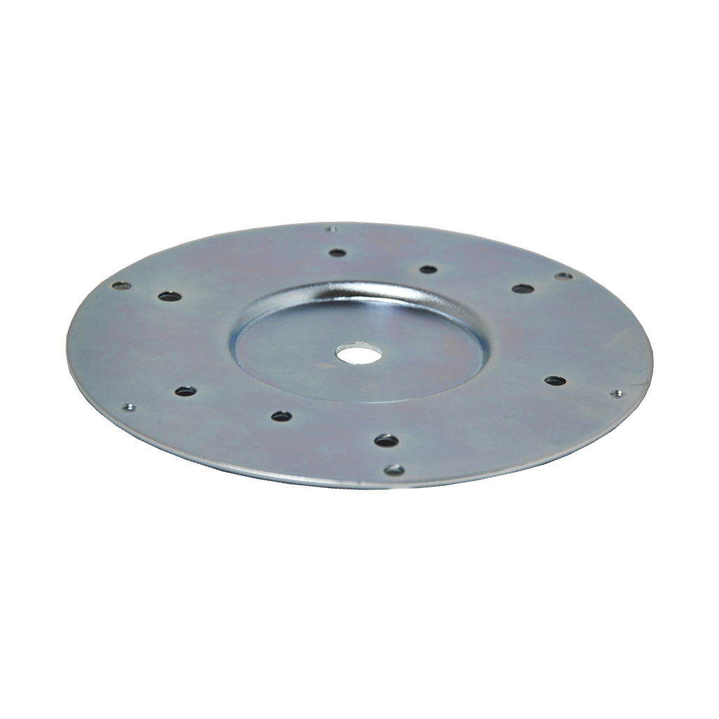 [E-F600] 6.5" Dia Plated Steel Mounting Plate