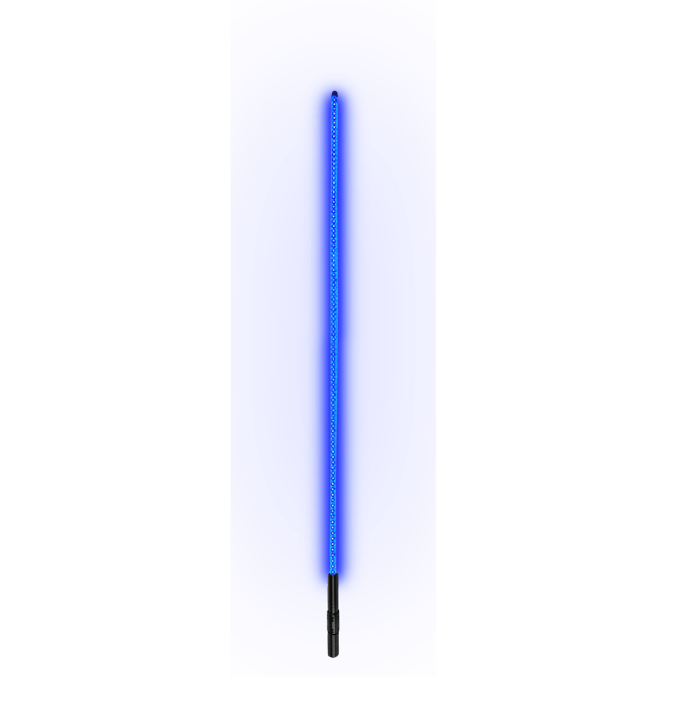 4 ft Fully Lit LED Whip Quick Disconnect Mount Steady Blue