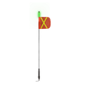 6 ft Top LED Light Whip Quick Disconnect Spring Mount Flag Flashing Green