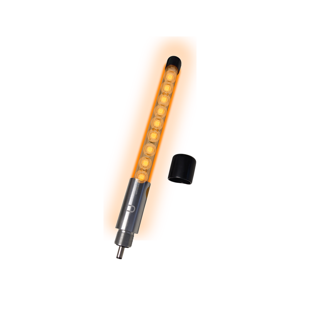 Screw On Top LED Light for EW60 Series - Steady Amber Red