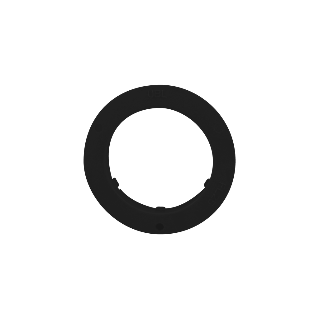 Black ABS Flange for 2.5" Round Lamps