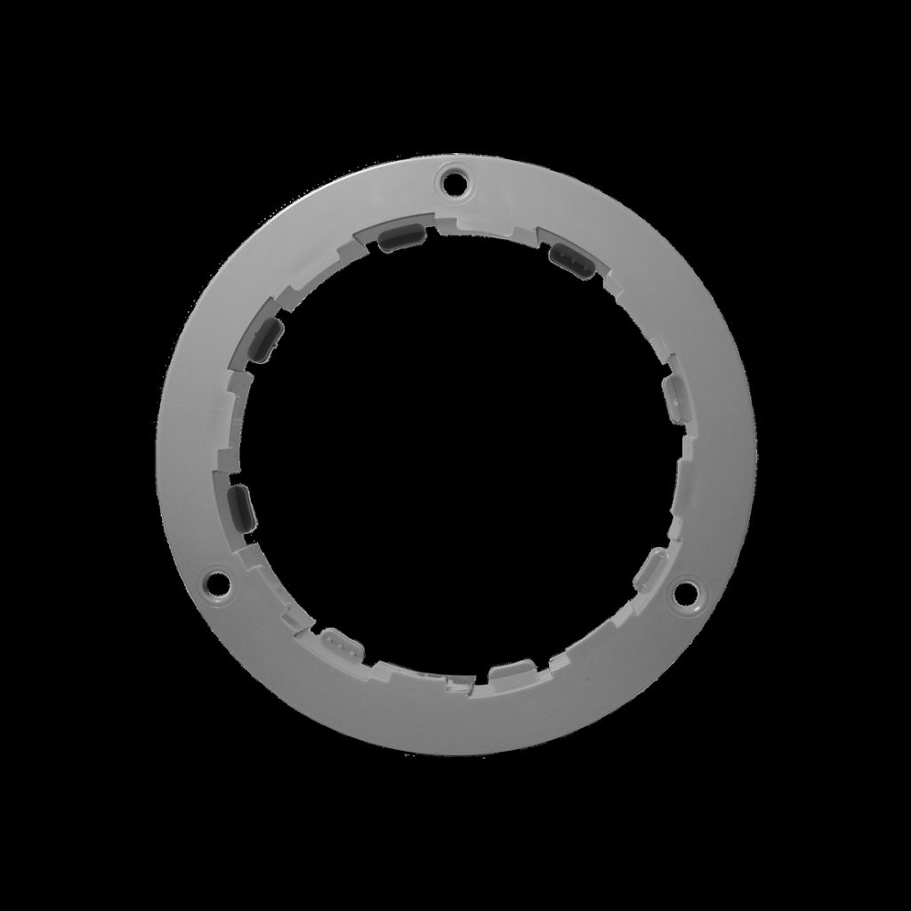 [FL4012P] Gray ABS Flange for 4" Round Lamps