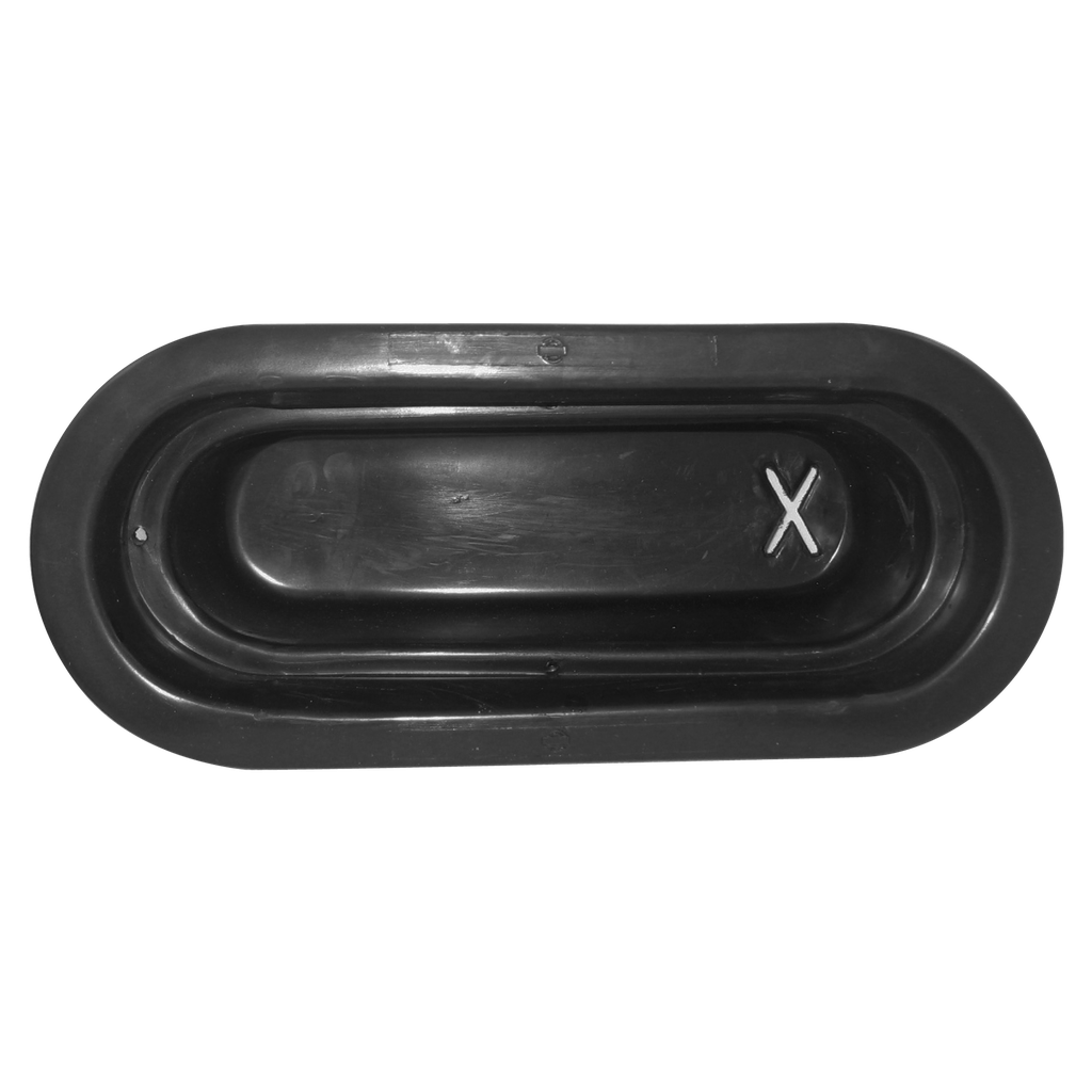 [GR2239P] Closed Back Grommet for 2"x6" Oval Lamps