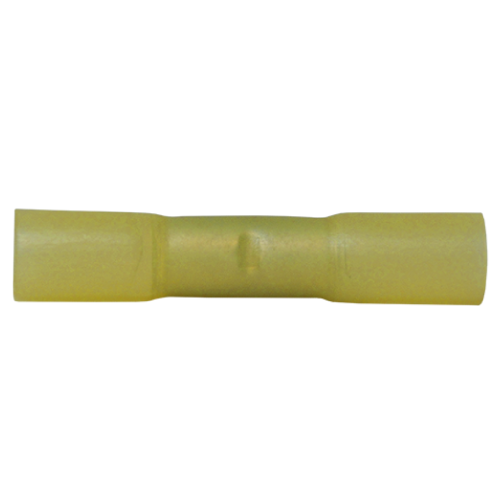 Heat Shrinkable Butt Connectors Yellow 12-10 Ga - 25/pack