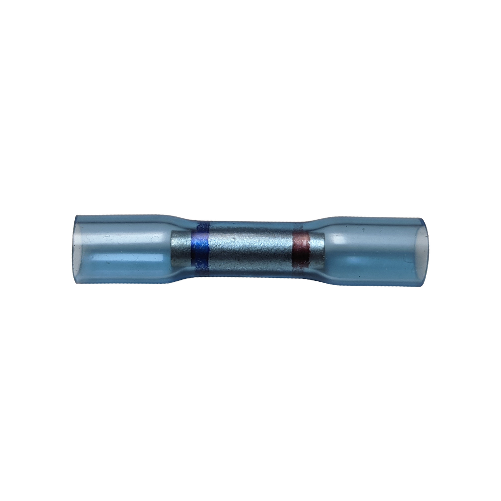 Heat Shrinkable Step Down Butt Blue 20-18 Ga to 16-14 Ga - 50/pack