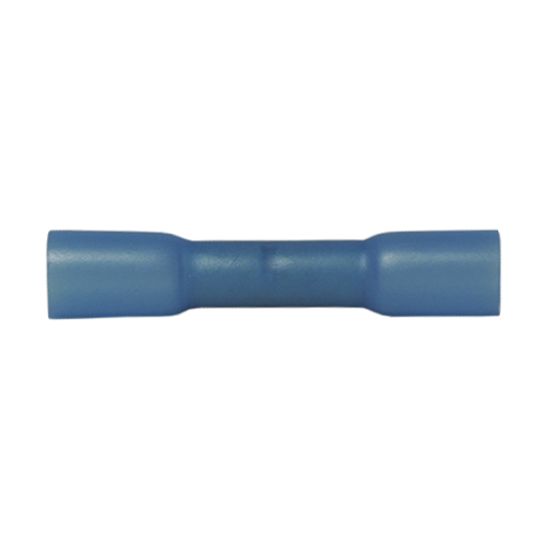 Heat Shrinkable Butt Connectors Blue 16-14 Ga - 50/pack