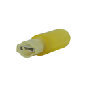Heat Shrinkable Slide Connectors Female Yellow 0.25" Tab 12-10 Ga - 100/pack