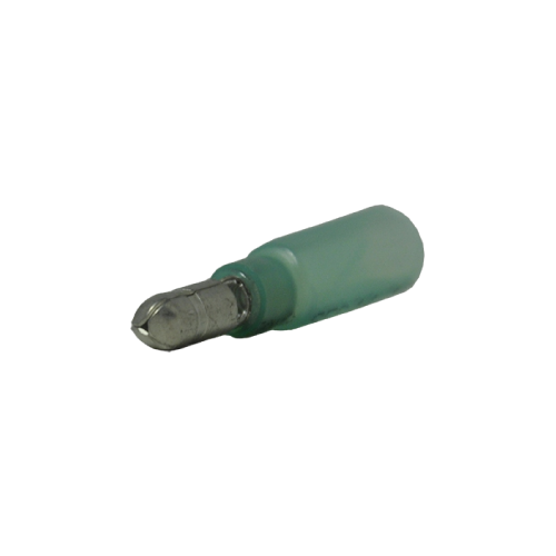 [HUM1418-50] Heat Shrinkable Bullet Connectors Male Blue 0.176" 16-14 Ga - 50/pack