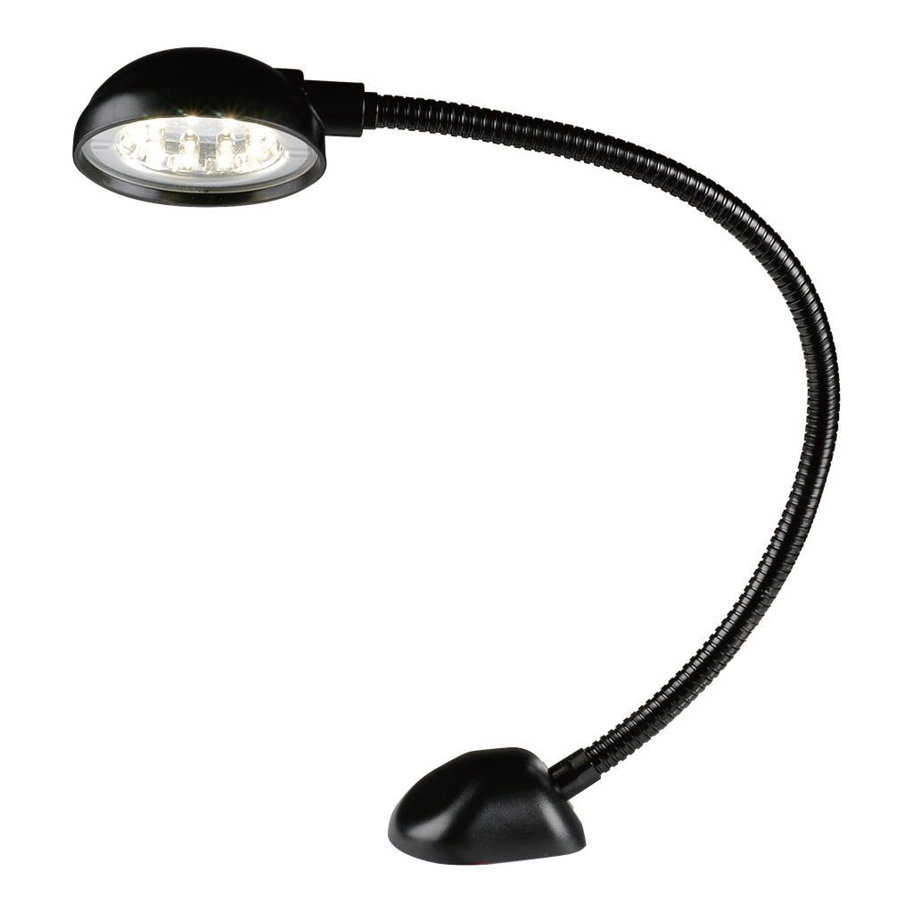 [LDL1621C] LED Warm White Reading Lamp with Flexible Neck On/Off Switch - 9-dio