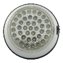 LED 6" Rd White Utility/Dome Lamp On/Off Switch - 40-dio
