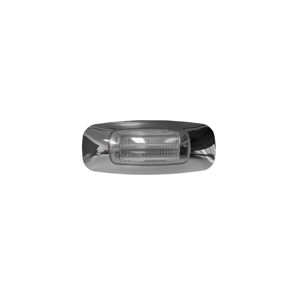 [LED0615-4CP] LED 1.45"x3.65" Dome Lamp 4-dio w/ Chrome Bezel