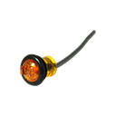 LED Compact Side Marker Lamp w/ Grommet Amber