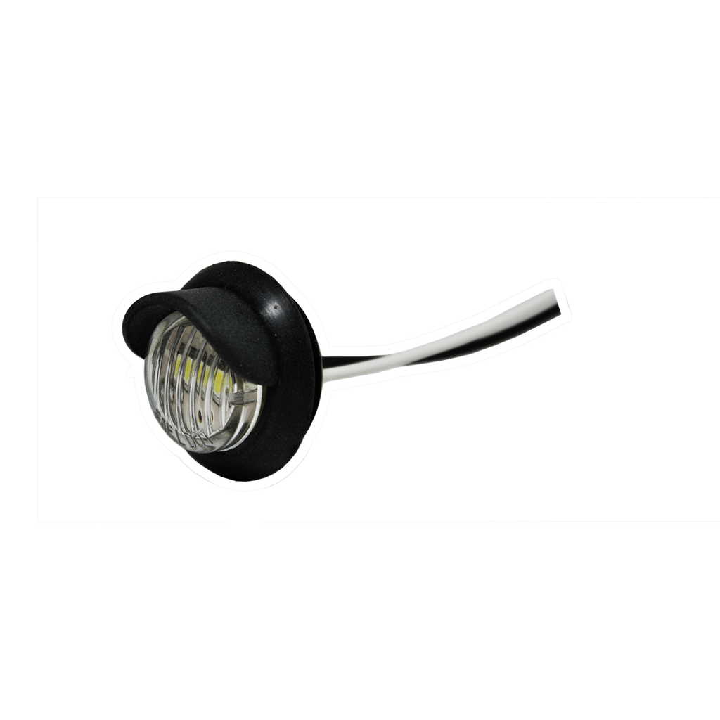 [LED0721LP] 3/4" LED License Lamp w/ Hooded Grommet & 0.18 Bullets