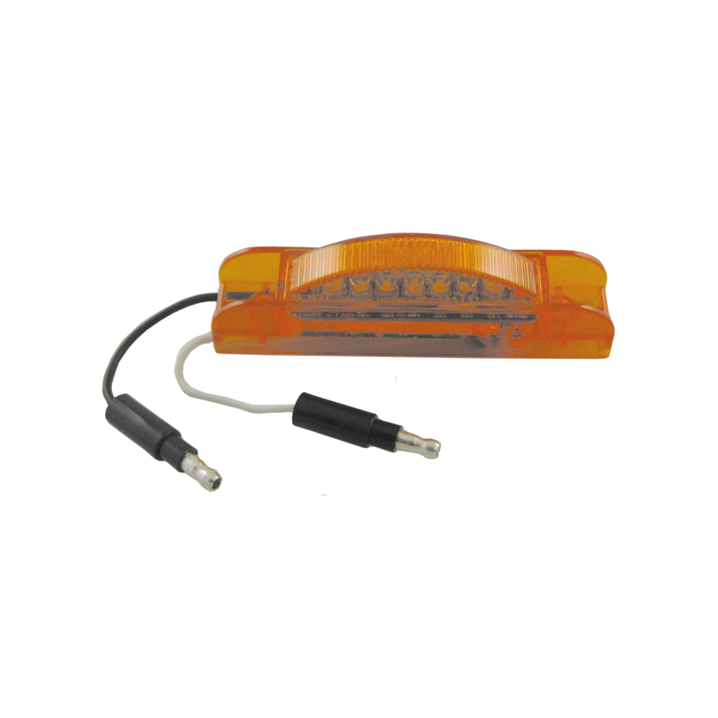 LED 0.75"x4" Slim Line Marker Lamp Amber - 7-dio