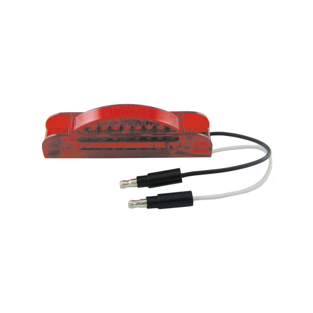LED 0.75"x4" Slim Line Marker Lamp Red - 7-dio
