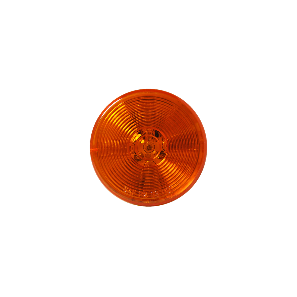 LED 2" Rd Marker Lamp Amber - 6-dio