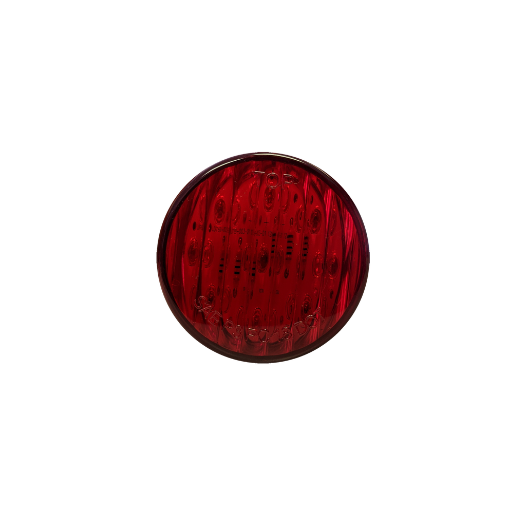 [LED2000-9RP] LED 2" Rd Marker Lamp Red - 9-dio