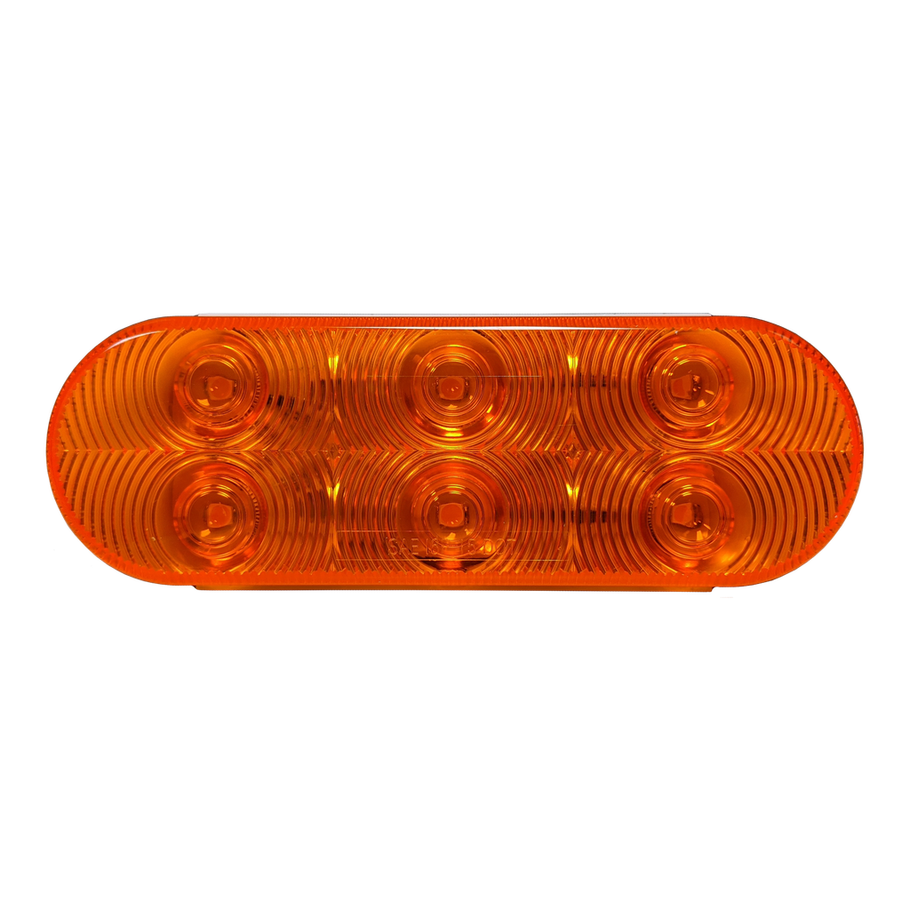[LED2238-6AP] LED Oval Signal/Park Lamp Amber - 6-dio