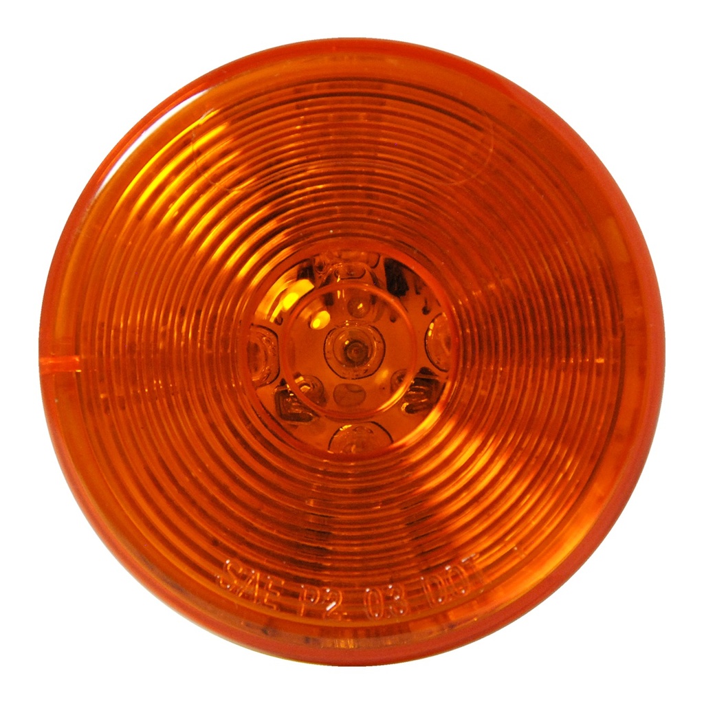 [LED2500-6AP] LED 2.5" Rd Marker Lamp Amber - 6-dio