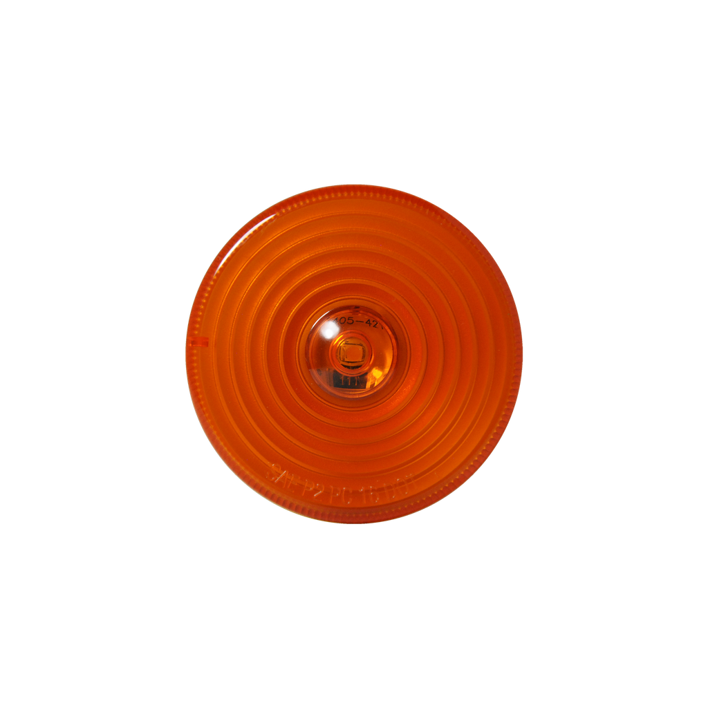 LED 2.5" Rd PC Rated Marker Lamp Amber - 10-dio