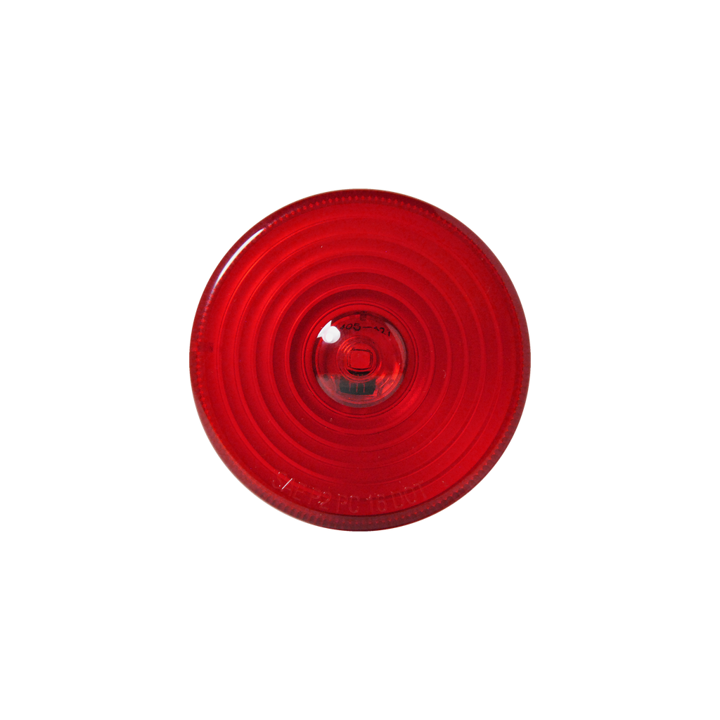 [LED2510-1RP] LED 2.5" Rd PC Rated Marker Lamp Red - 10-dio