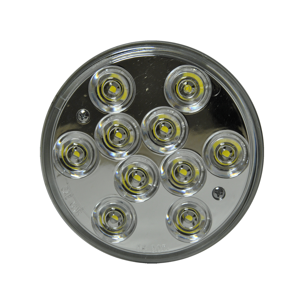 [LED4000-10CP] LED 4" Rd Clear Back Up Lamp - 10-dio