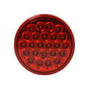 LED 4" Rd STT Lamp Red - 24-dio