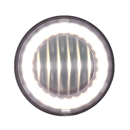 [LED4000T-30CP] 4" Round UniGlo Back up Reverse light/30 SMD LEDs/Clear Lens