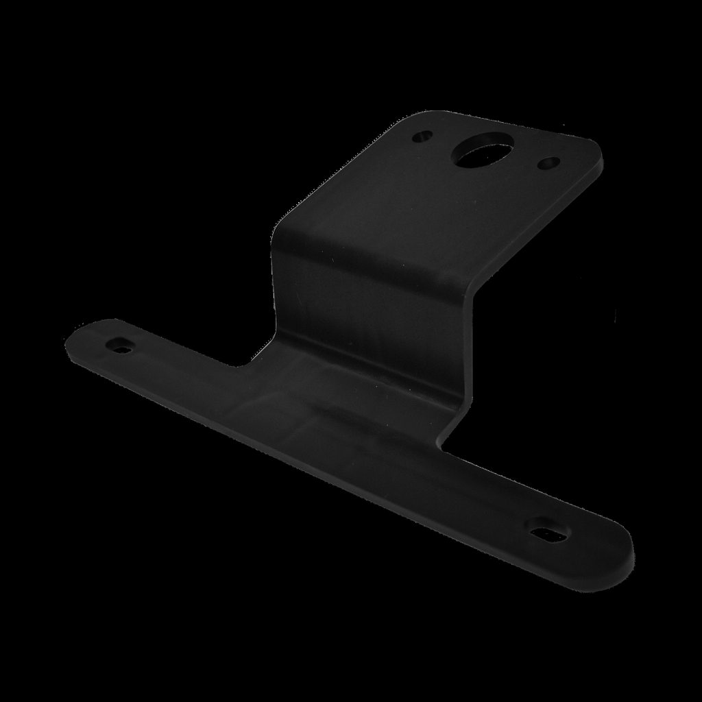 [LH2070] License Plate Holder - Black Polypropylene