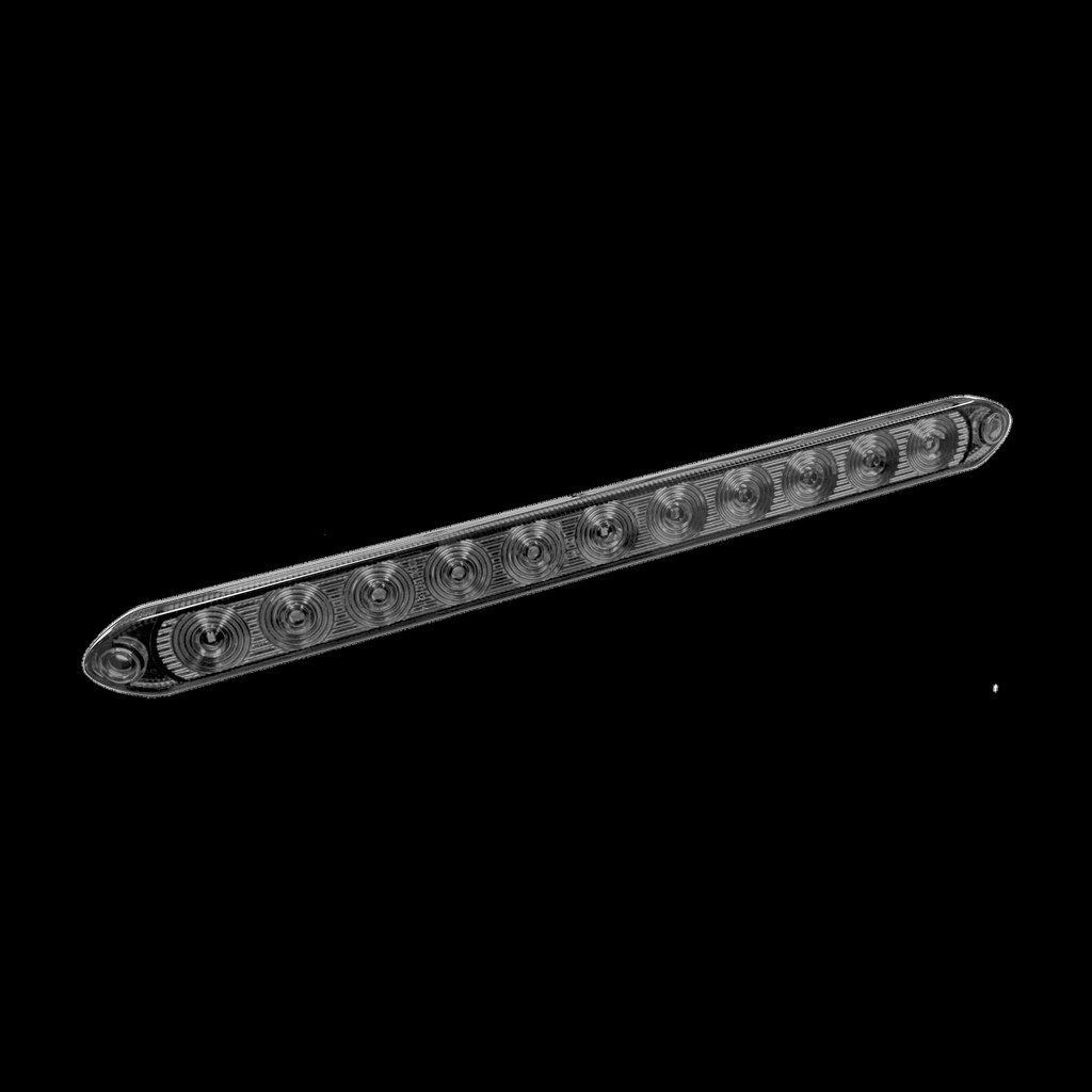 [LLB1015S-11CRP] LED 15" STT Slim Line Light Bar Clear Lens Red - 11-dio