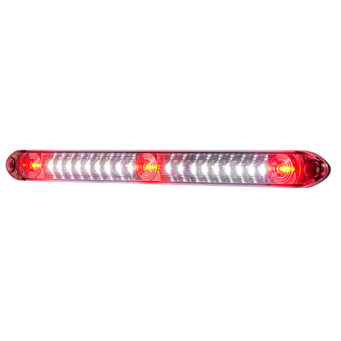 [LLB1015S-21RWP] LED UniGlo ID Light bar/ 3 Red SMD +18 White SMD LEDs