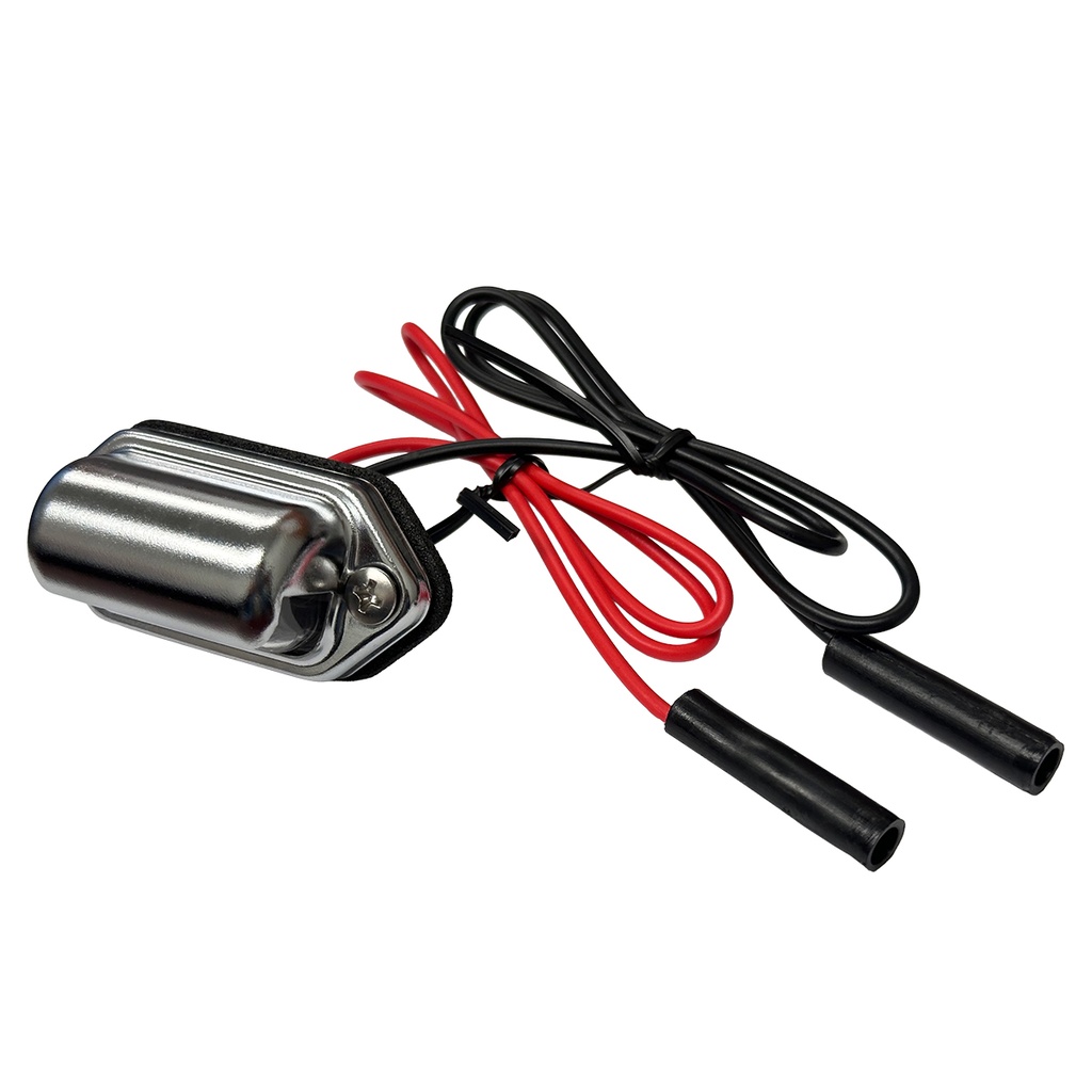 [LLP2020-18] LED License Lamp Chrome Housing with Female Bullets - 2-dio