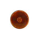 LED 2.5" Rd Reflective Marker Lamp Amber - 4-dio