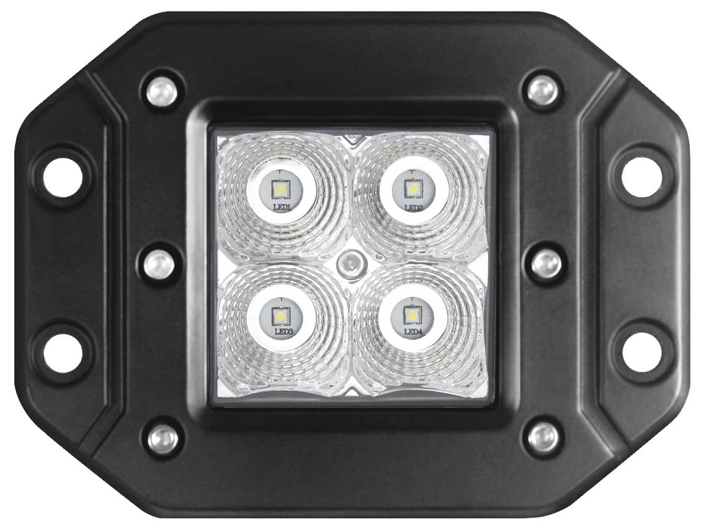 3" x 3" Flush Mount LED Wide Flood Lamp