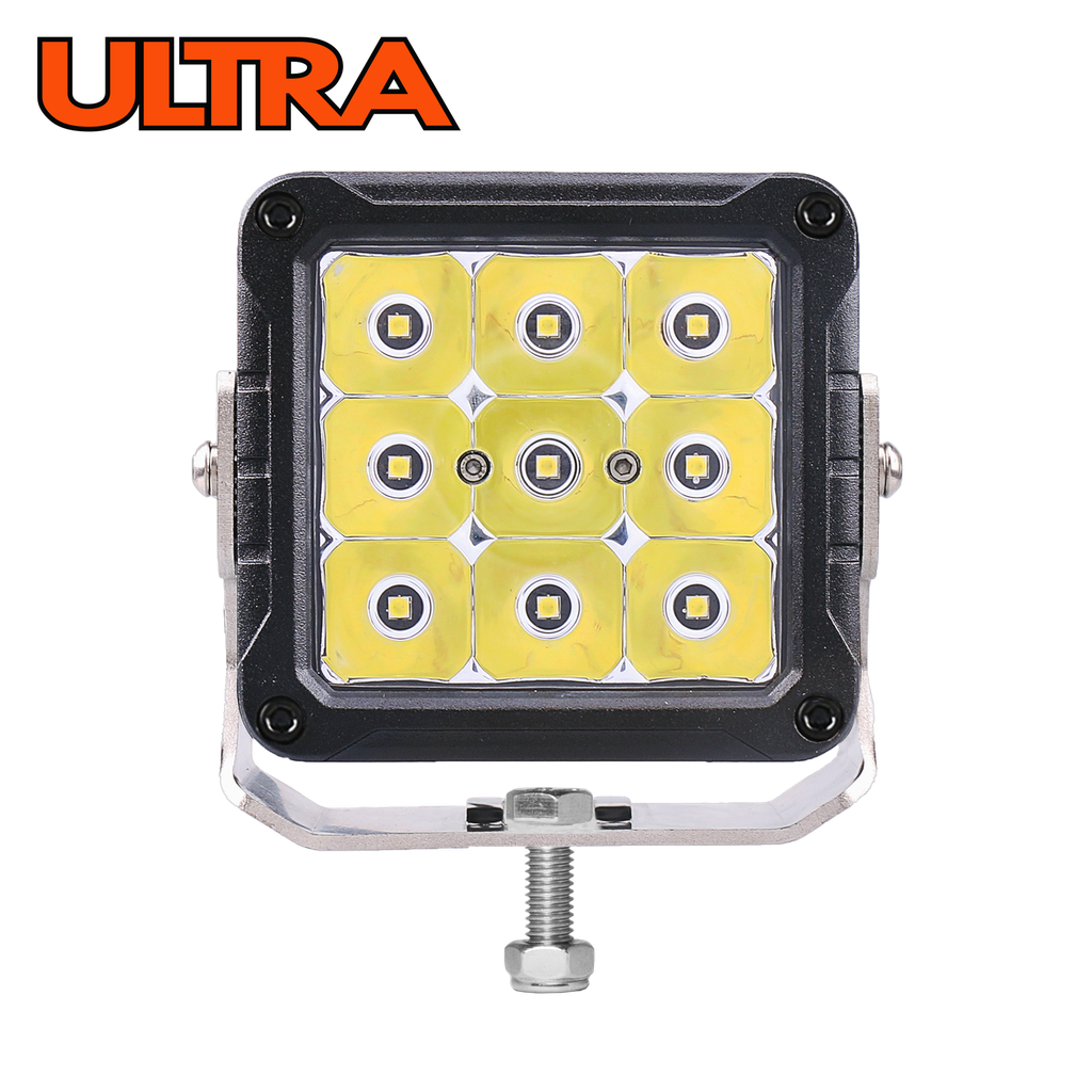 4.5" x 5" ULTRA LED Spot Lamp U-Bracket w/ Single Bolt