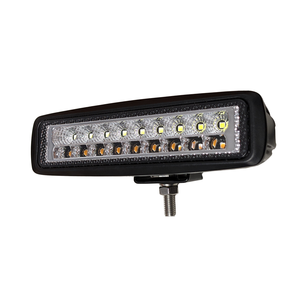 [LW6097AW] 2" x 6" LED Flood/Amber Flashing Lamp