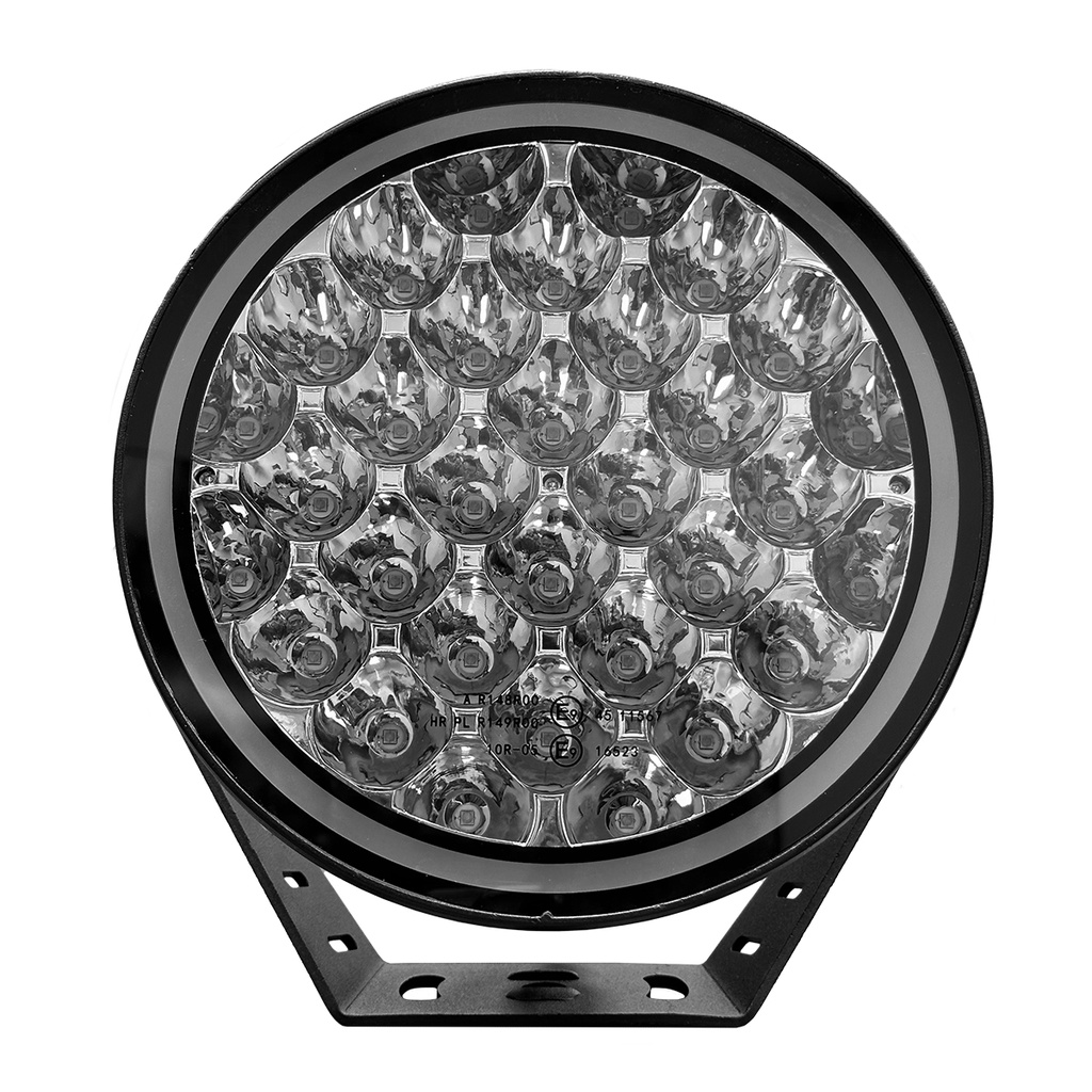 9" LED Flood/Spot Lamp w/ Amber/White Halo Light